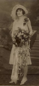 Wedding fashion, circa 1926
